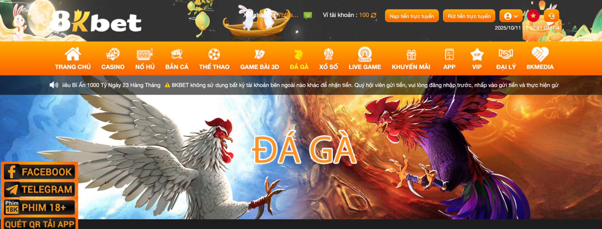 Đá gà 8KBET chinh phục người chơi bởi nhiều ưu thế